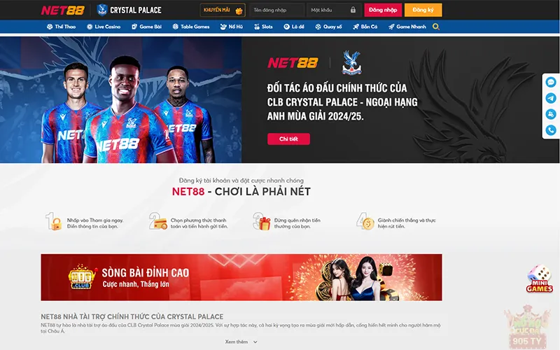 Trang chủ nhà cái NET88 chính thức