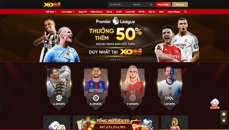 Giao diện thân thiện của nhà cái XO88Alt ảnh: Giao diện chơi game tại XO88