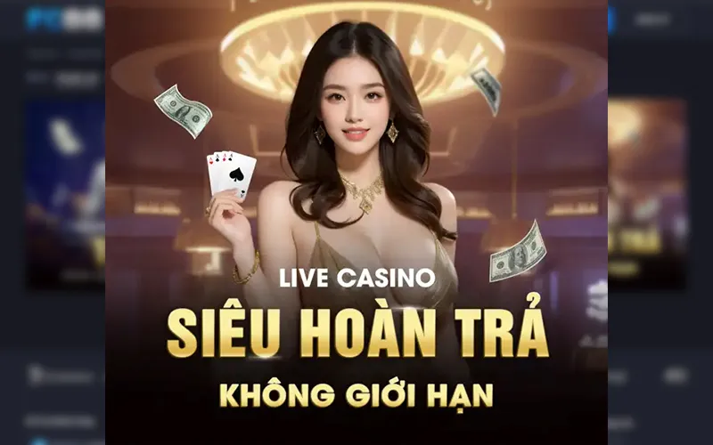 Khuyến mãi hoàn trả FCB8 tại Live Casino mỗi tuầnAlt: Khuyến mãi Live Casino FCB8