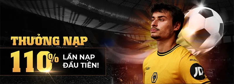 Ưu đãi tặng 110% giá trị nạp đầu cho thành viên mới DEBETKhuyến mãi DEBET tặng thưởng nạp lần đầu
