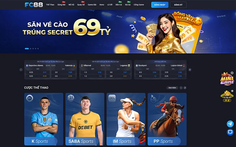 Nhà cái cá cược trực tuyến FC88 hàng đầu tại châu ÂuAlt text: Logo nhà cái FC88 cá cược uy tín
