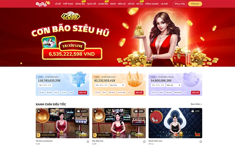 Giao diện website LODE88 hiển thị rõ ràng, tốc độ tải mượt màAlt ảnh: Giao diện website LODE88