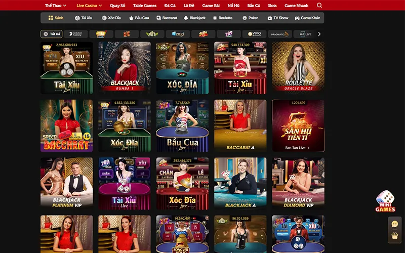 Trải nghiệm Live Casino tại XO88 với dealer người thật