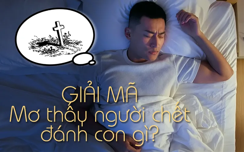 mơ thấy người chết đánh con gì