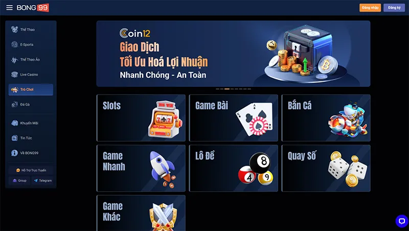 Giao diện BONG99 thiết kế tối ưu trải nghiệm người chơiAlt: Giao diện website BONG99 với thiết kế thân thiện