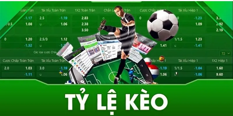 Một số dạng hiển thị odds phổ biến tại các sảnh cược thể thao